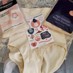 Shapermint XL/2XL high-waisted shaper-panty (2) and XL high-waisted boy short